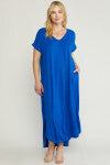 Royal Round Hem Maxi