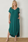 Hunter Green Maxi Dress