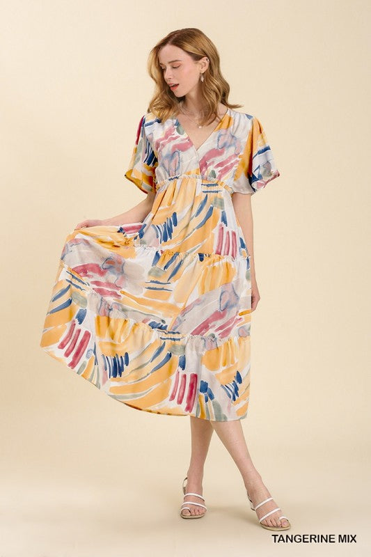 Tropical Vibes Midi Dress