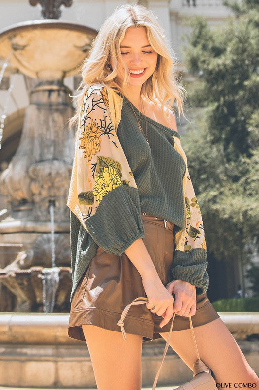 Olive Fall Top