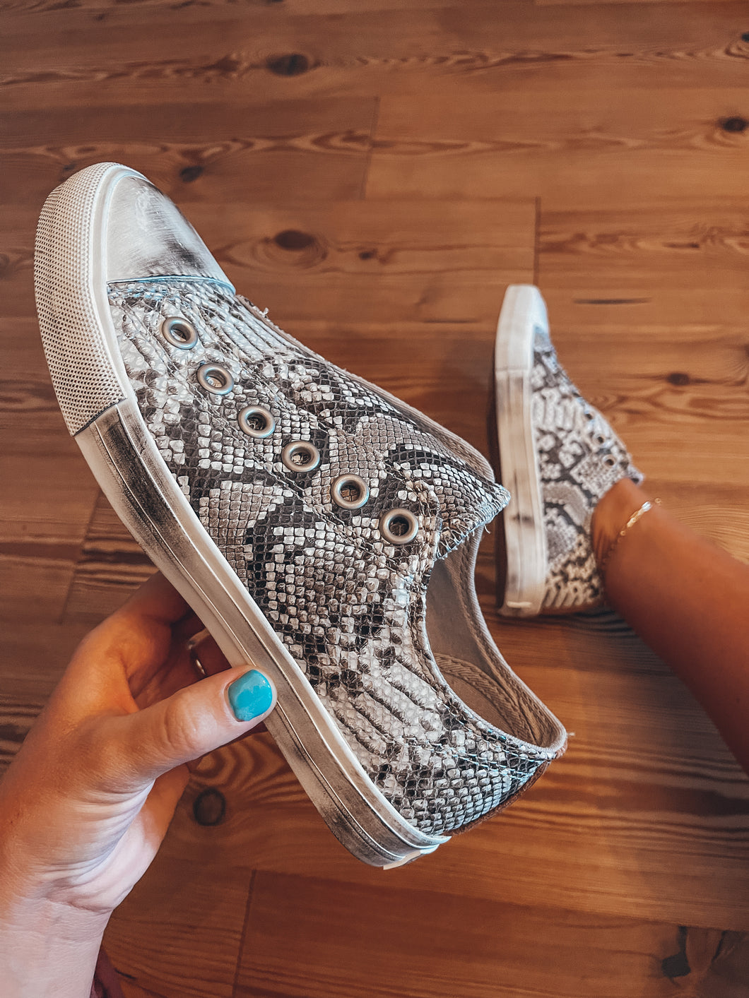 Snakeskin Sneaks