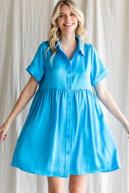 Blue Eyed Babydoll Dress