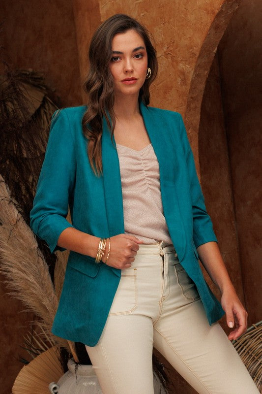 Teal Blazer