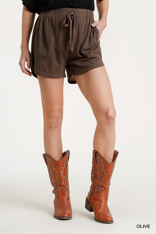 Brown Lounge Shorts