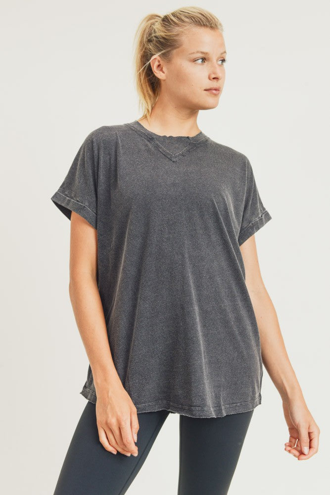 Mineral Washed Athletic Top