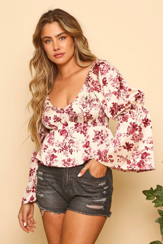 Vineyard Flowers Top