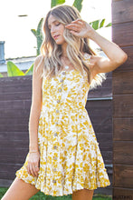 Load image into Gallery viewer, Lovely Floral Dress - Mustard
