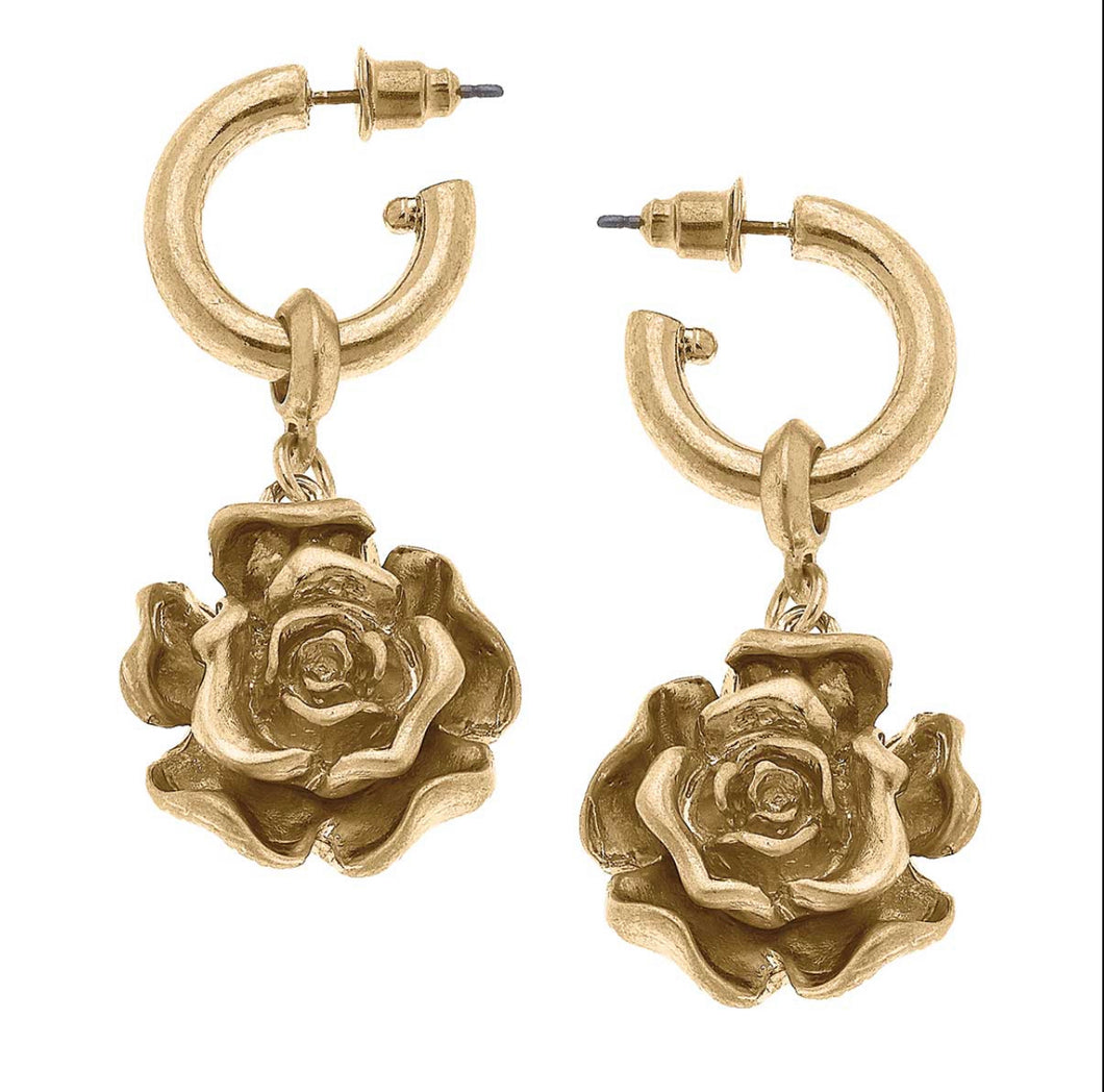 Louise Rose Drop Earring