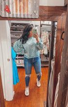 Load image into Gallery viewer, Teal Open Back Long Sleeve
