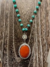 Load image into Gallery viewer, Beaded Stone Necklace
