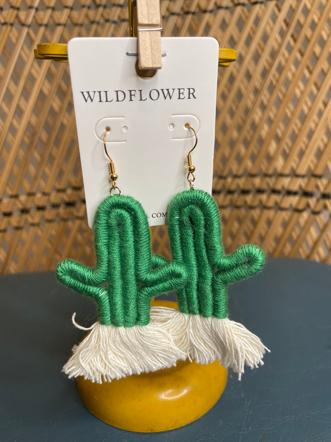 Cactus Fringe Earrings