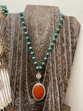 Load image into Gallery viewer, Beaded Stone Necklace
