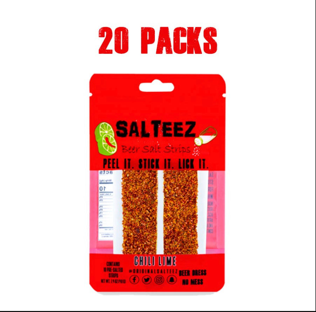 Salteez Beer Salt Strips-Chili Lime