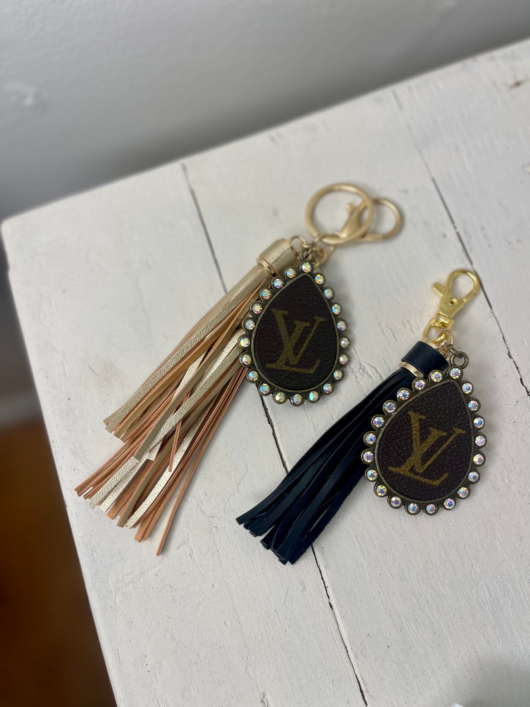 PRE-ORDER Upcycled LV key charm