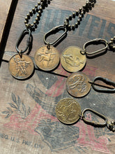 Load image into Gallery viewer, Zodiac Sign Coin Necklace
