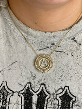 Load image into Gallery viewer, Starburst Initial Necklace
