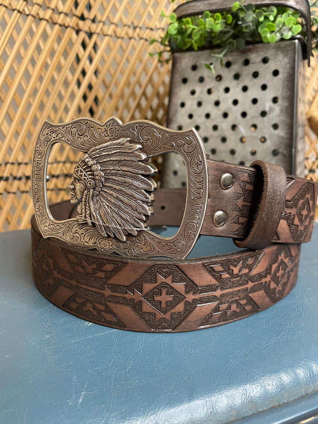 Feathered Indians Belt