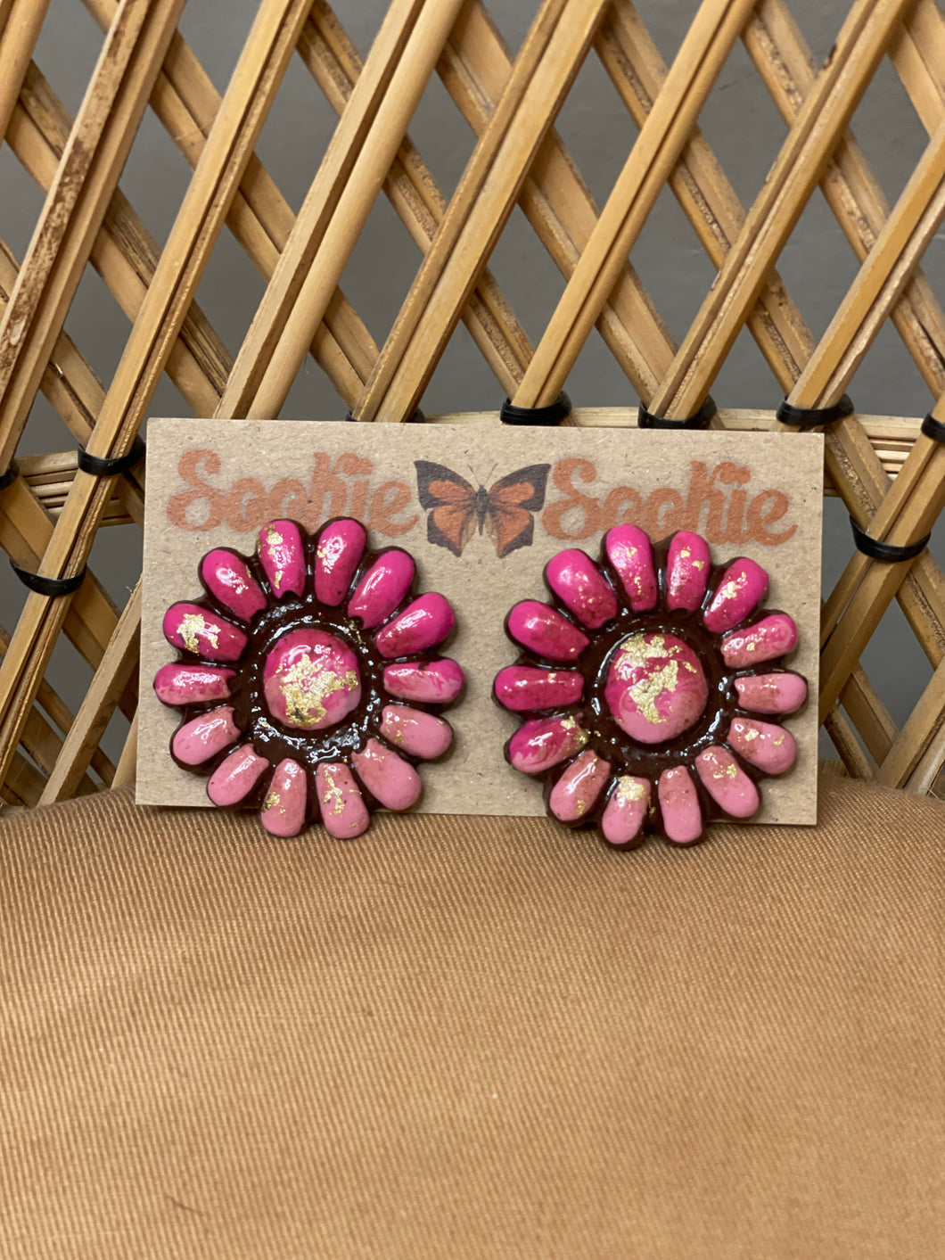 Jericho Studs - Pink