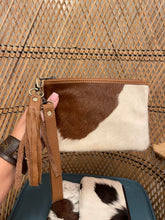 Load image into Gallery viewer, Cowhide Wristlet
