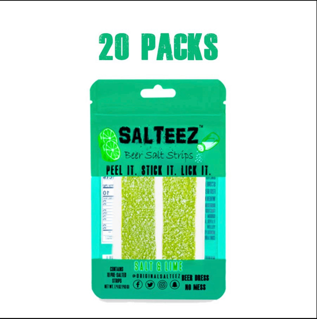 Salteez Beer Salt Strips-Lime