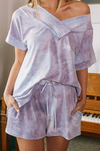 Load image into Gallery viewer, Purple Tie Dye Top
