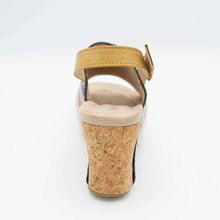 Load image into Gallery viewer, Aztec Print Wedge Sandal
